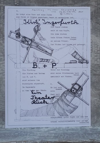 Cartoon: B und P (medium) by kirti ingerfurth tagged theatre