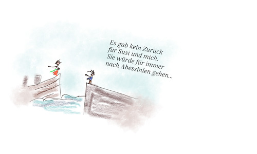 Cartoon: Abschied (medium) by hurvinek tagged abschied