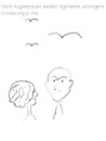 Cartoon: Augenbrauen (small) by hurvinek tagged augenbrauen