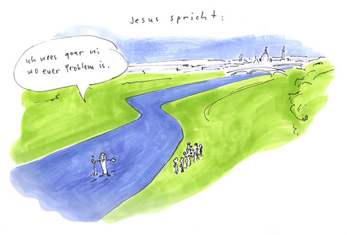 Cartoon: Dresden Waldschlösschenbrücke (medium) by kgbr tagged dresden,brücke