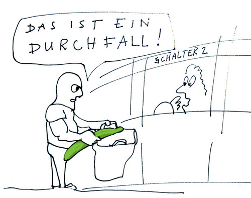 Cartoon: Überfall in diesen Zeiten (medium) by kgbr tagged ehec,gurke,überfall