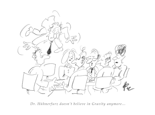 Cartoon: Alternative Gravity (medium) by helmutk tagged politics