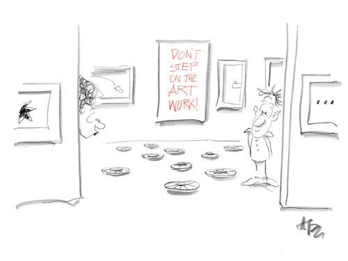 Cartoon: Art Mines (medium) by helmutk tagged culture