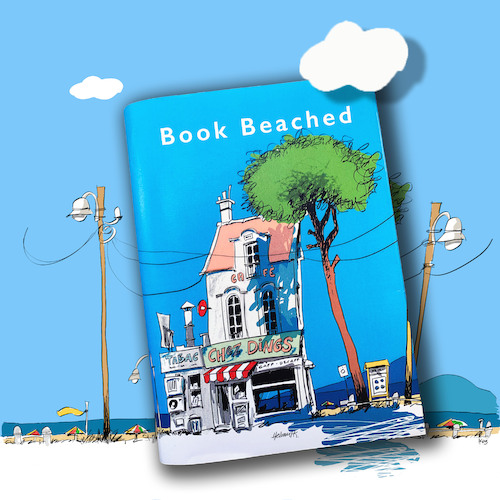 Cartoon: Book Beached (medium) by helmutk tagged culture