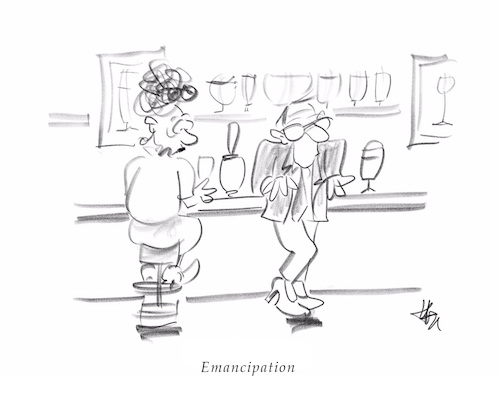 Cartoon: Emancipation (medium) by helmutk tagged culture