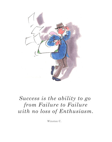 Cartoon: Enthusiasm (medium) by helmutk tagged culture