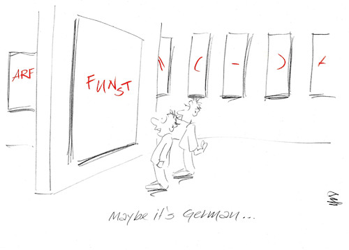 Cartoon: Funst (medium) by helmutk tagged culture