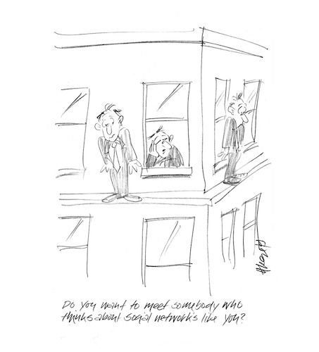 Cartoon: Social Suicide (medium) by helmutk tagged society