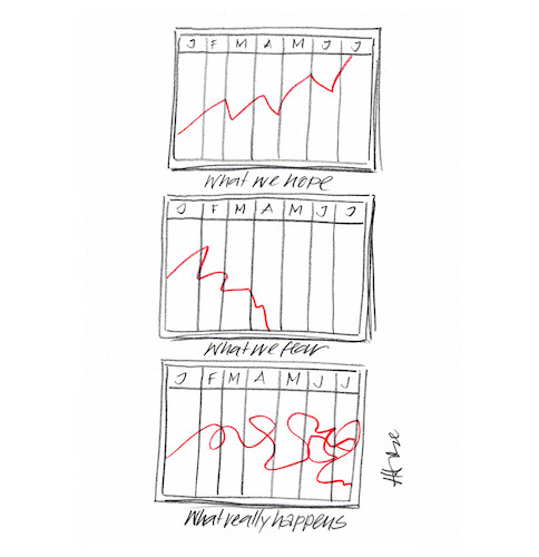 Cartoon: Statistic Reality (medium) by helmutk tagged business