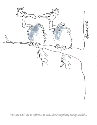 Cartoon: Vulture (medium) by helmutk tagged society