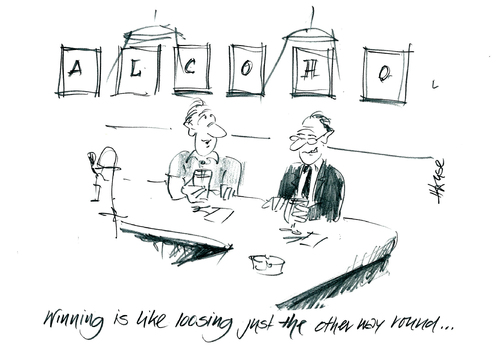 Cartoon: Winning is Loosing (medium) by helmutk tagged life