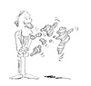 Cartoon: Blubb (small) by helmutk tagged communication