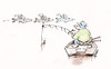 Cartoon: Fly Fishing (small) by helmutk tagged leisure
