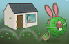 Cartoon: Easter (small) by Tjeerd Royaards tagged easter,bunny,eggs,corona,lockdown,europe,pandemic