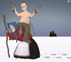Cartoon: Mother Russia (small) by Tjeerd Royaards tagged putin russia moscow ukraine