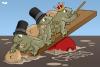 Cartoon: On the way up... (small) by Tjeerd Royaards tagged recession,economy,crisis,depression,growth,toads,rich,money,bankers,banks