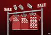 Cartoon: SALE (small) by Tjeerd Royaards tagged fashion,clothing,banladesh,workers,safety,profit,money,textile