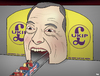 Cartoon: UKIP and Nigel Farage (small) by Tjeerd Royaards tagged united,kingdom,populism,immigrants,immigration,faraga,ukip,independence,vote