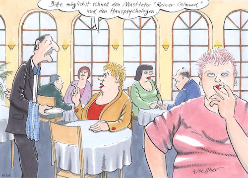 Cartoon: Mastteller (medium) by woessner tagged freimut,woessner,cartoons,karikaturen,gesundheit,dick,dickleibigkeit,psychologie,psychisch,seelisch,störung,psychosomatisch,therapie,therapeut,essen,orale,befriedigung,belohnung,mastteller,rainer,calmund,hauspsychologe,heisshunger,fressattacke,restaurant,esslokal,wirtschaft,bestellung,kellner,ober,gast,bedienung,fett,fettleibigkeit,adipositas,gier,unterzuckerung,freimut,woessner,cartoons,karikaturen,gesundheit,dick,dickleibigkeit,psychologie,psychisch,seelisch,störung,psychosomatisch,therapie,therapeut,essen,orale,befriedigung,belohnung,mastteller,rainer,calmund,hauspsychologe,heisshunger,fressattacke,restaurant,esslokal,wirtschaft,bestellung,kellner,ober,gast,bedienung,fett,fettleibigkeit,adipositas,gier,unterzuckerung