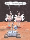 Cartoon: unbemannt (small) by woessner tagged unbemannt,mars,marsmensch,alien,raumfahrt,weltall,kosmos,planet,stern,erotik,geschlecht,beziehung
