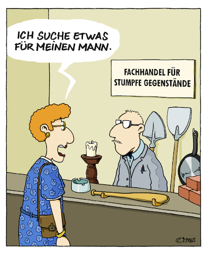 Cartoon: Der Fachhandel (medium) by MosesCartoons tagged fachhandel,ehe,beziehung,ehefrau,ehemann,mord,laden,ladengeschäft,handel,verkauf,verkäufer,mosescartoons,fachhandel,ehe,beziehung,ehefrau,ehemann,mord,laden,ladengeschäft,handel,verkauf,verkäufer,mosescartoons