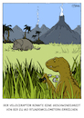 Cartoon: Velociraptor (small) by MosesCartoons tagged dinosaurier,saurier,velociraptor,urzeit,jagen,jagt,fahrrad,radfahrer,gewschwindigkeit,mosescartoons