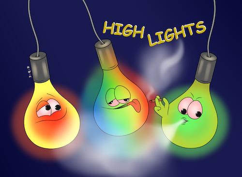 Cartoon: Highlights (medium) by a-b-c tagged abc,light,highlight,bright,dark,glamour,attraction,bringer,clou,cracker,banger,drugs,smoking,cannbis,pun,cigarette,intoxicant,party,colorful,drugged,legalization,marijuana,consumption,abc,light,highlight,bright,dark,glamour,attraction,bringer,clou,cracker,banger,drugs,smoking,cannbis,pun,cigarette,intoxicant,party,colorful,drugged,legalization,marijuana,consumption
