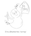 Cartoon: Ghostwriter (small) by a-b-c tagged ghost,ghostly,paranormal,abc,pun,ghostwriter,writer,book,books,biography,publisher,journalist,editor