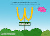 Cartoon: Heißhunger (small) by a-b-c tagged mcdonald,mecces,fastfood,mcmenü,happymeal,kette,nahrung,restaurant,burger,gastronomie,drivein