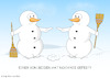 Cartoon: Schneebesen (small) by a-b-c tagged schneemann,winter,frost,schnee,kalt,besen,fegen,feger,schneebesen,müll,aufräumen,putzen,arbeiten