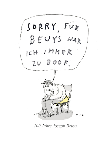 Cartoon: Beuys (medium) by Til Mette tagged künstler,beuys