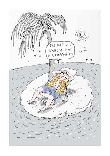 Cartoon: Wahlomat (medium) by Til Mette tagged politik,wahlen,demokratie
