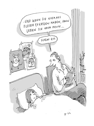 Cartoon: Wurst (medium) by Til Mette tagged kinder