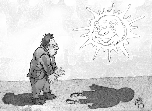 Cartoon: Schatten (medium) by Back tagged verhandlung,menschen,dialog,beziehungen