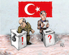 Cartoon: Türkische Wahl (small) by Back tagged türkei,wahlen,politik