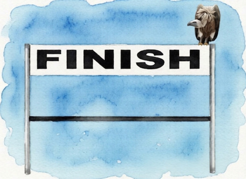 Cartoon: no title (medium) by chakhirov tagged finish