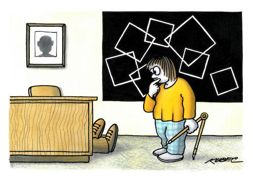 Cartoon: School (medium) by kubec tagged school