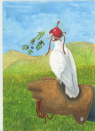 Cartoon: peace (medium) by hamitgis tagged peace,hamit,cartoon,hamitgis