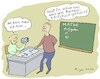 Cartoon: Rechenkästchen (small) by Wackelpeter tagged mathematik unterricht math2022