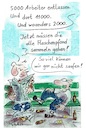 Cartoon: 18000 neue Flaschensammler (small) by TomPauLeser tagged flaschensammler,flaschen,pfandflasche,erwerbslose,arbeitslose,entlassungen