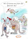 Cartoon: Australische Fachkräfte (small) by TomPauLeser tagged australische,fachkräfte,aushilfe,aushilfskräfte,australien,springen,weihnachtsbaum,schnee,hüpfen,beuteltier,beutel,aushilskraft,rentiere,känguru,weihnachten,geschenke,arbeitskräfte