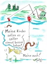 Cartoon: Es einmal besser haben wollen (small) by TomPauLeser tagged angler,angeln,fische,fischfang,regenwurm,blinker,angelschnur,angelrute,see,angelsee,waldrand,es,einmal,besser,haben,wollen