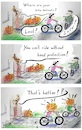 Cartoon: Halloween protection (small) by TomPauLeser tagged halloween,head,protection,pumkin,helmet,bike,mountainbike,lost,sold