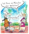 Cartoon: Richtig gendern (small) by TomPauLeser tagged gender,pangender,homophobie,antihomophobie,man,frau,männchen,weibchen,männlich,weiblich,hund,tier,hundeleine