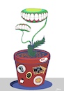 Cartoon: Tooth Plant (small) by Kaan tagged tooth,plant