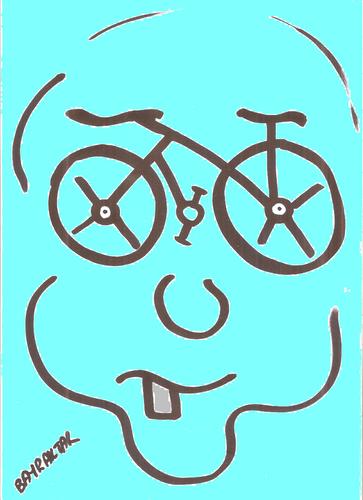 Cartoon: bicycle (medium) by Seydi Ahmet BAYRAKTAR tagged bicycle