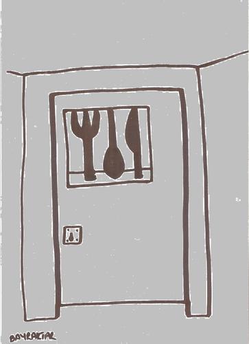 Cartoon: hunger strike (medium) by Seydi Ahmet BAYRAKTAR tagged hunger,strike