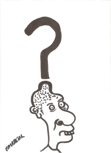 Cartoon: question mark (medium) by Seydi Ahmet BAYRAKTAR tagged mark,question