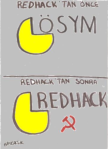 Cartoon: RedHack (medium) by Seydi Ahmet BAYRAKTAR tagged redhack