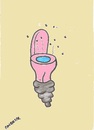 Cartoon: bulb closet smell of urine (small) by Seydi Ahmet BAYRAKTAR tagged bulb,closet,smell,of,urine